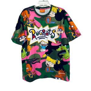 Nickelodeon Rugrats Jersey Shirt Embroidered XXL Tommy Angelica Susie Chuckie